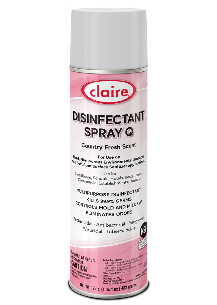 CL1001 Disinfecting Spray Q Country Fresh Scent