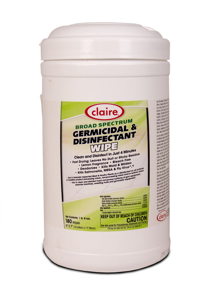 CL989 Germicidal Disinfectant Wipes