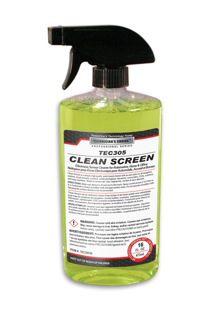 TEC305 Clean Screen Electronic Screen Cleaner