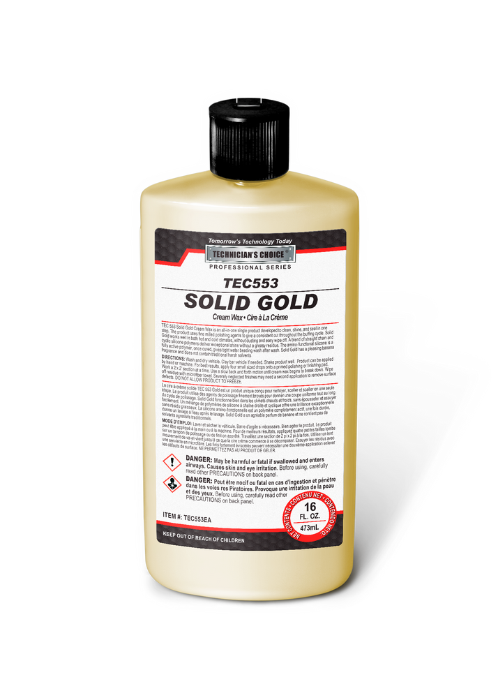 TEC553 Solid Gold Cream Wax